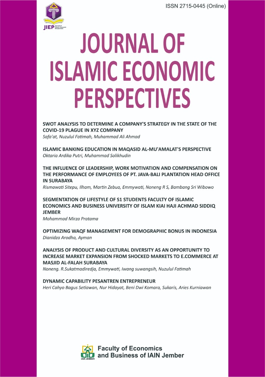 JIEP: The Journal of Islamic Economics Perspective