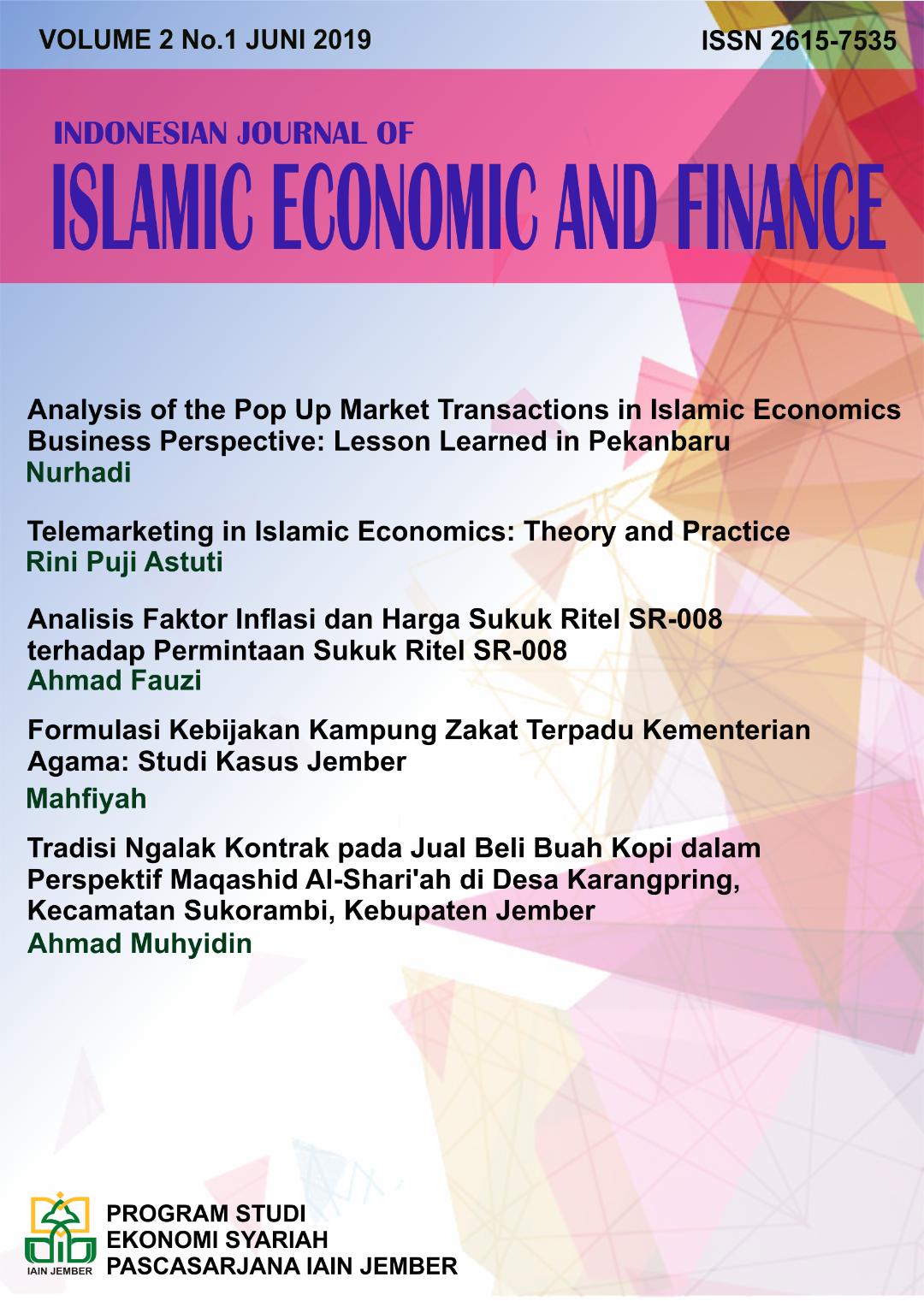 Indonesian Journal of Islamic Economics and Financ